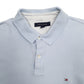 Mens Blue Tommy Hilfiger  Short Sleeve Polo Shirt