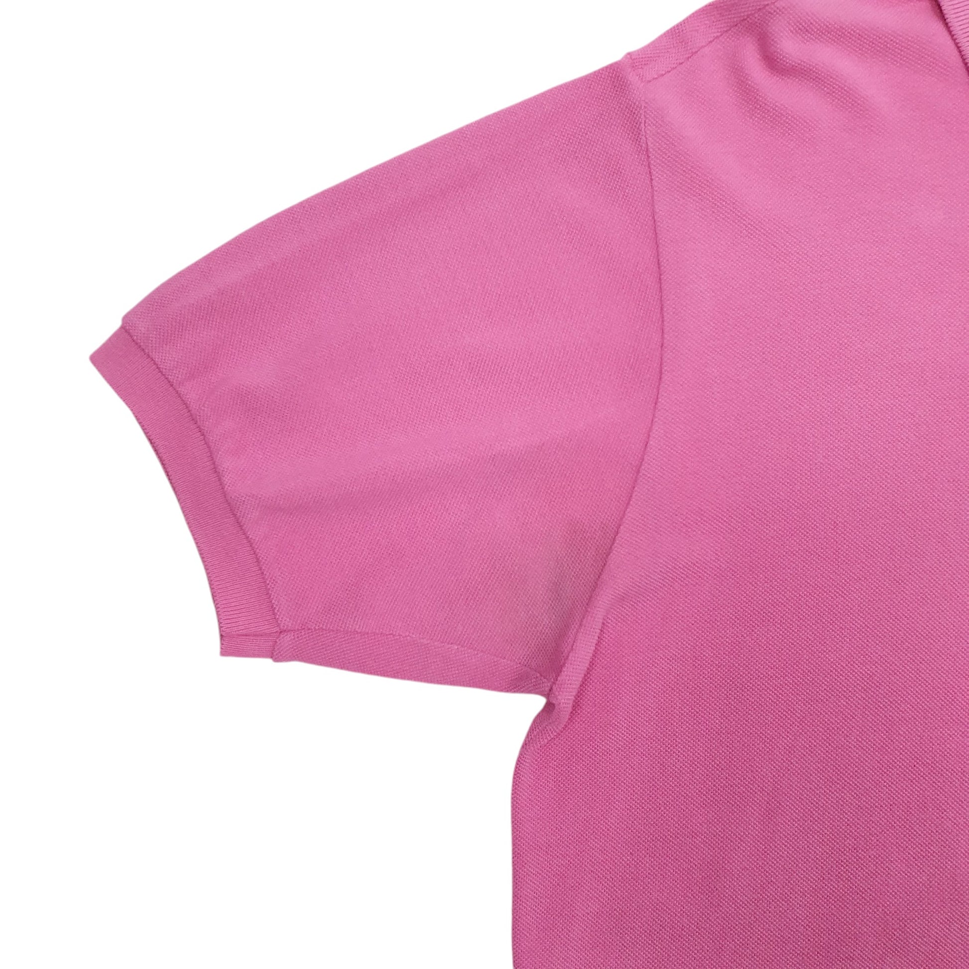 Mens Pink Lacoste  Short Sleeve Polo Shirt