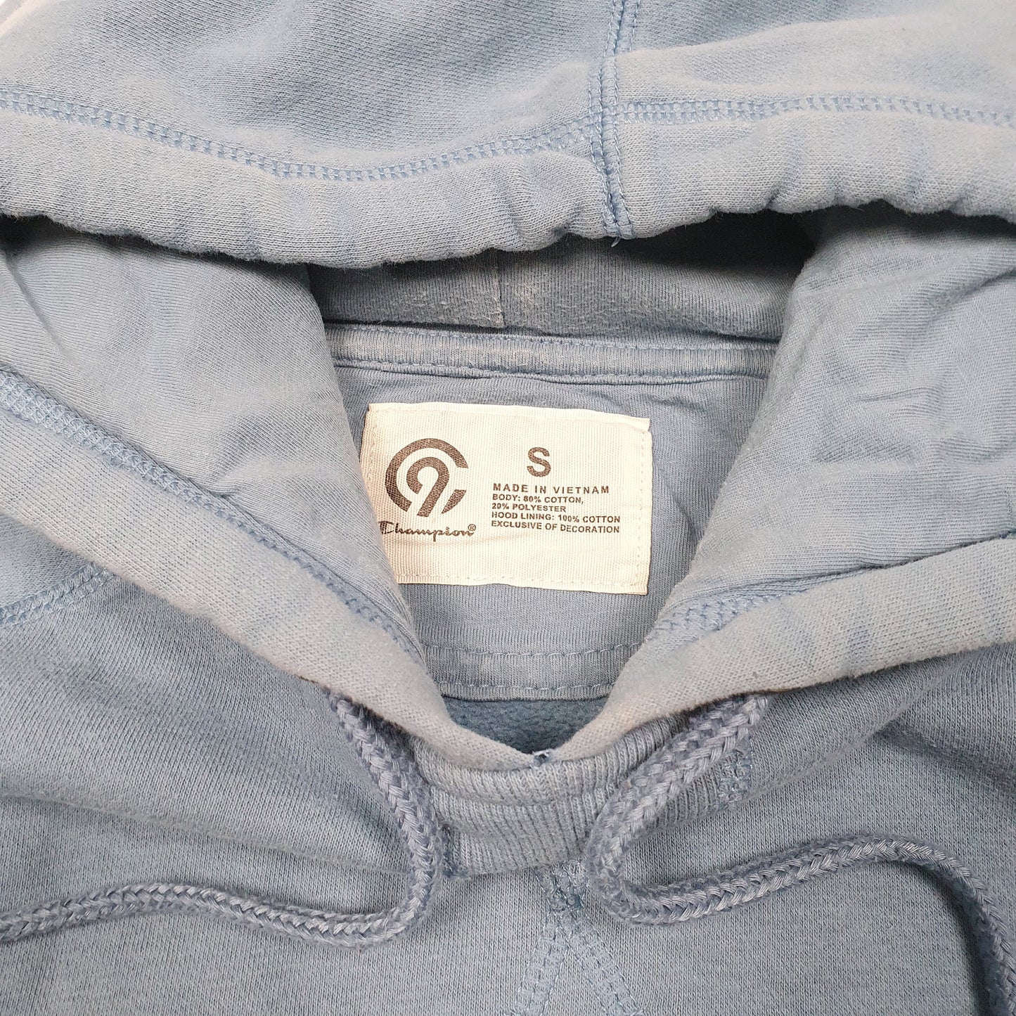 Mens Blue Champion C9 Hoodie Jumper