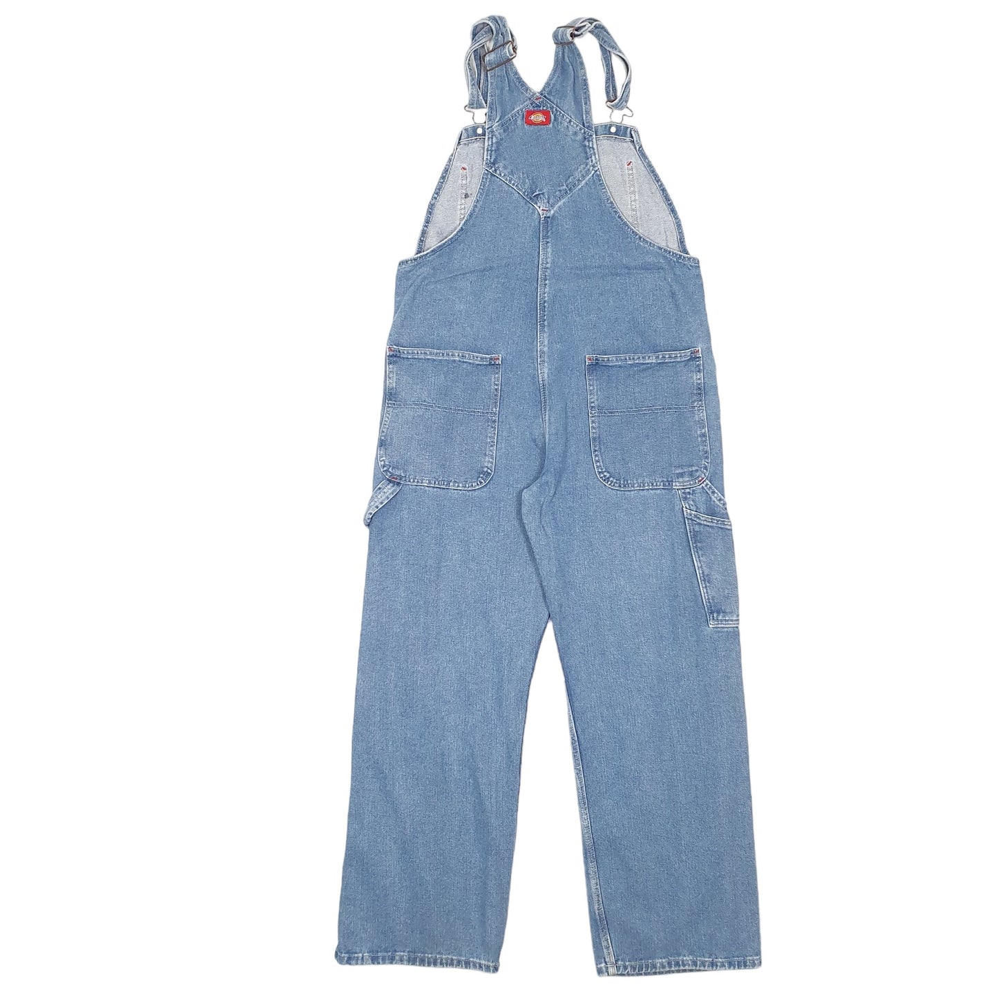 Mens Blue Dickies Denim Overalls Workwear Dungaree Trousers