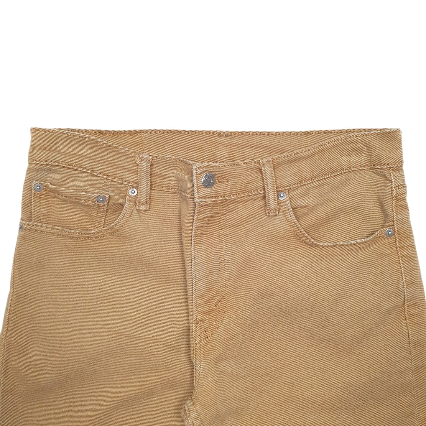 Mens Tan Levis Denim Jeans Jorts 511 Denim Shorts