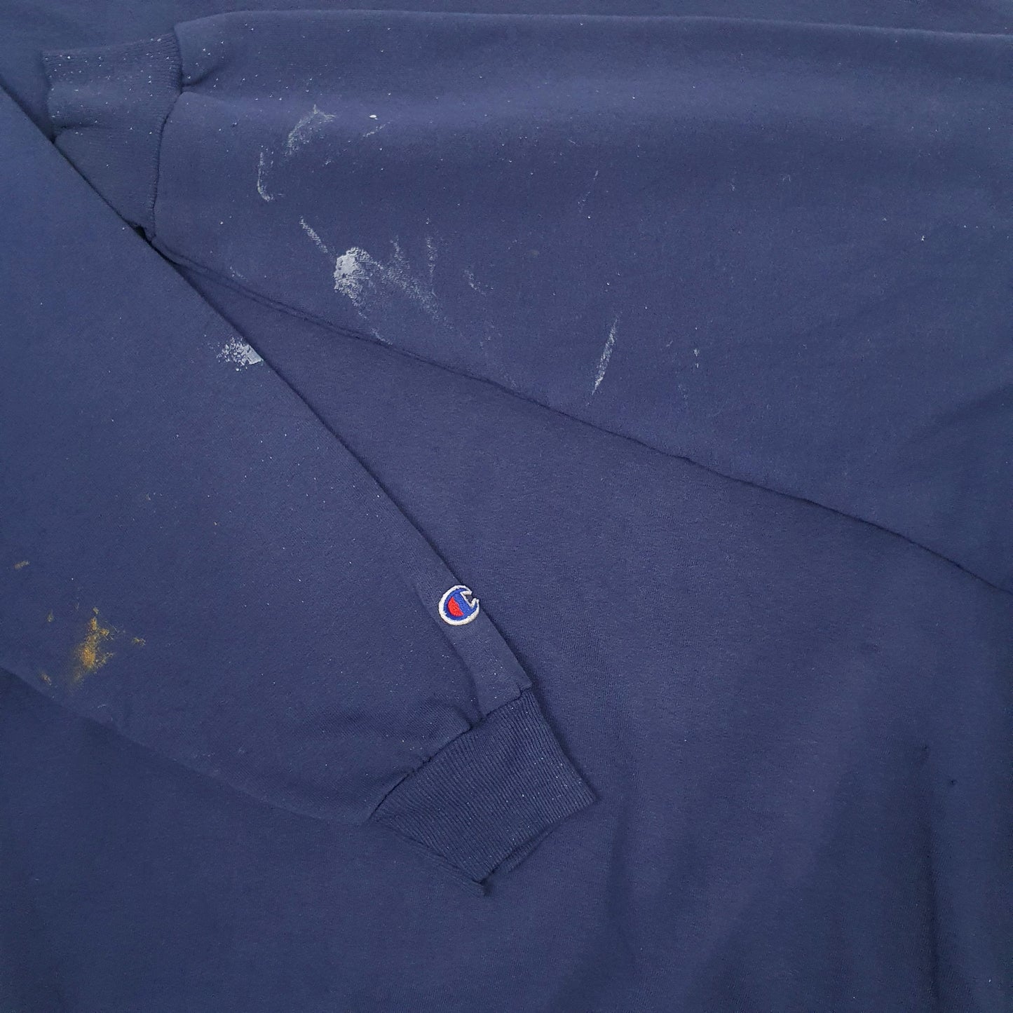 Mens Navy Champion Vintage 90s Crewneck Jumper