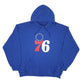 Mens Blue NBA Philadelphia 76ers Hoodie Jumper