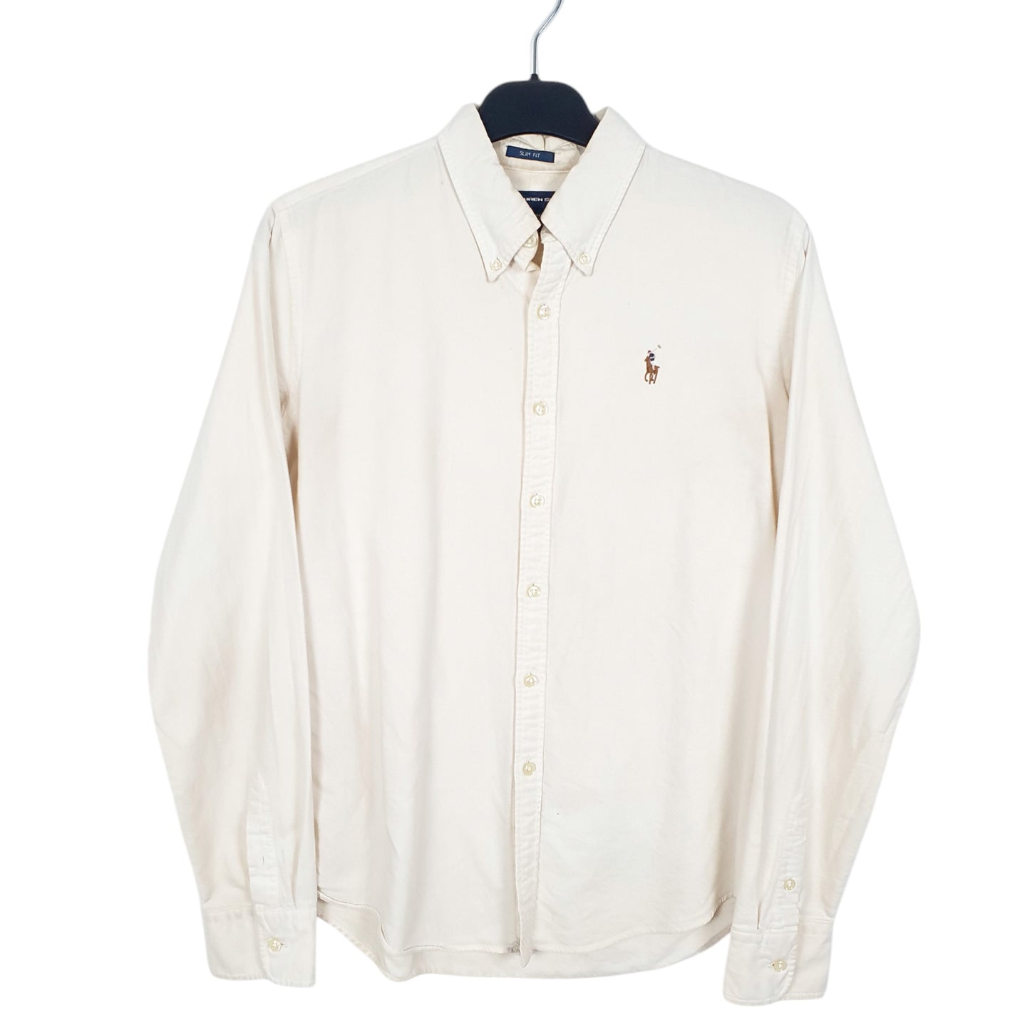 Womens Cream Ralph Lauren Sport Long Sleeve Shirt