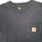 Mens Navy Carhartt  Short Sleeve T Shirt