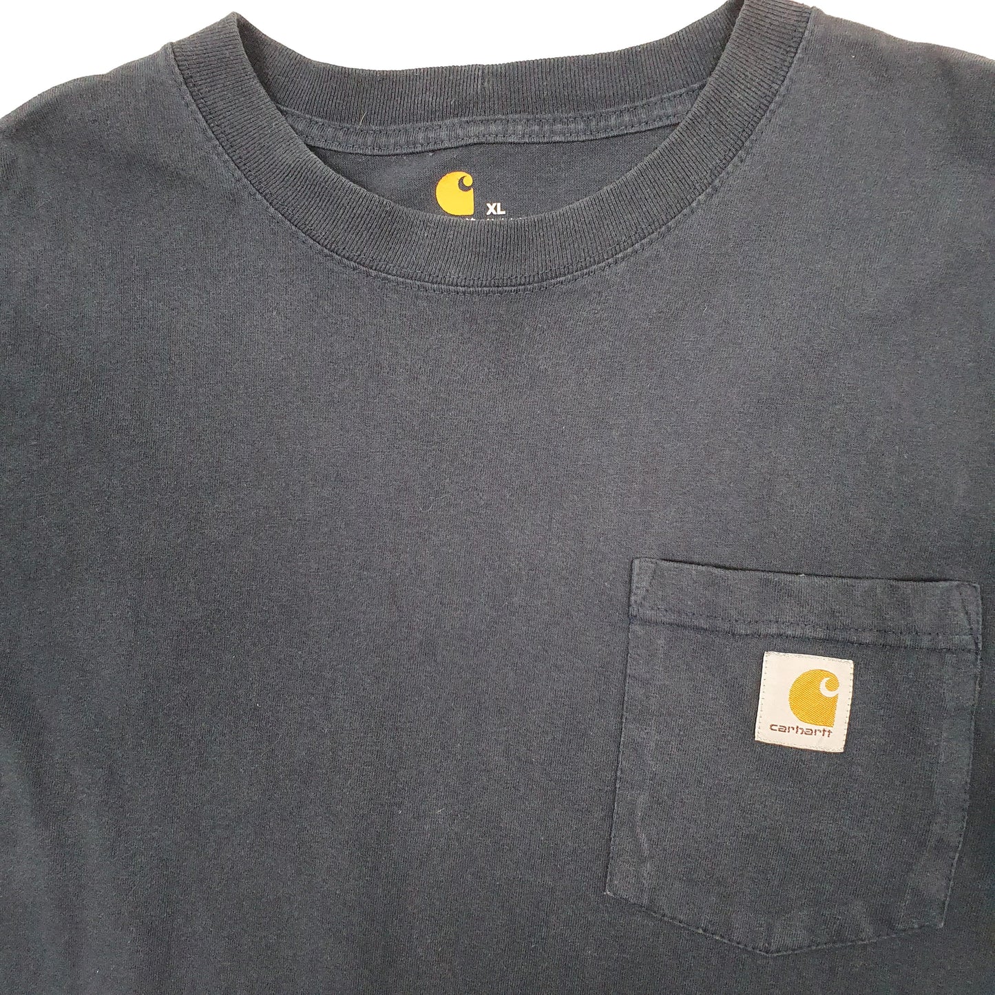 Mens Navy Carhartt  Short Sleeve T Shirt