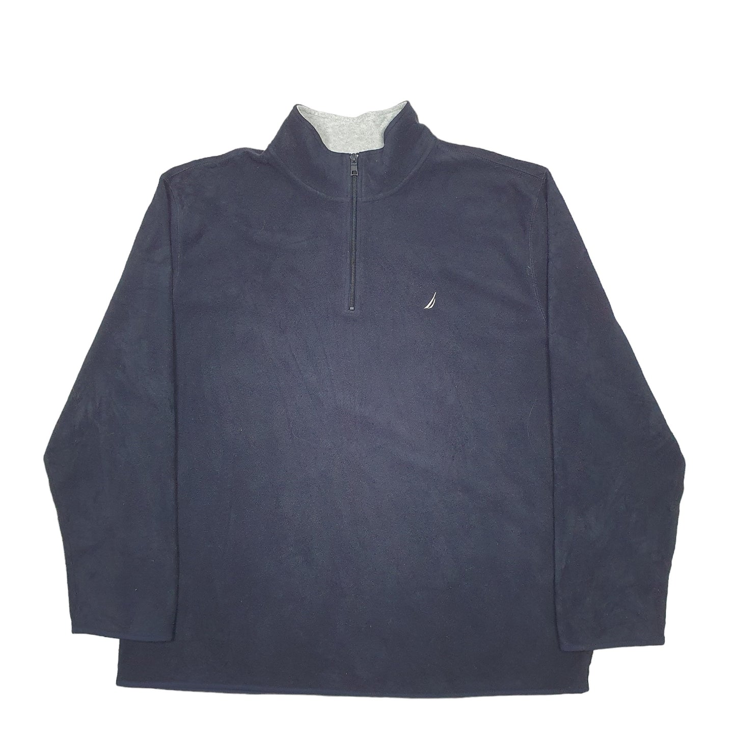 Mens Navy Nautica  Quarter Zip Jumper