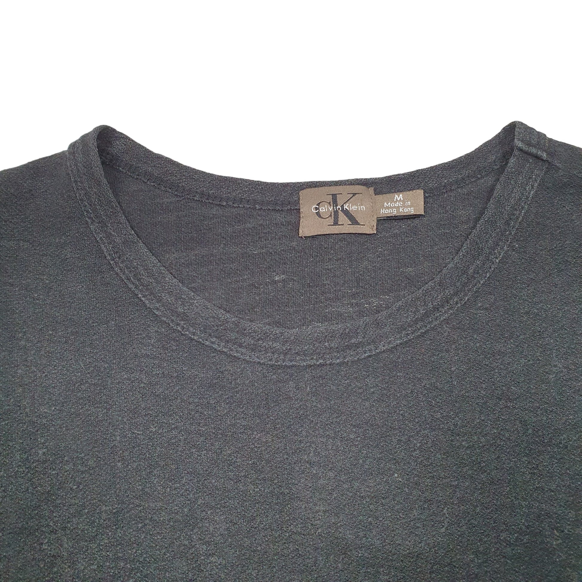 Mens Black Calvin Klein  Short Sleeve T Shirt