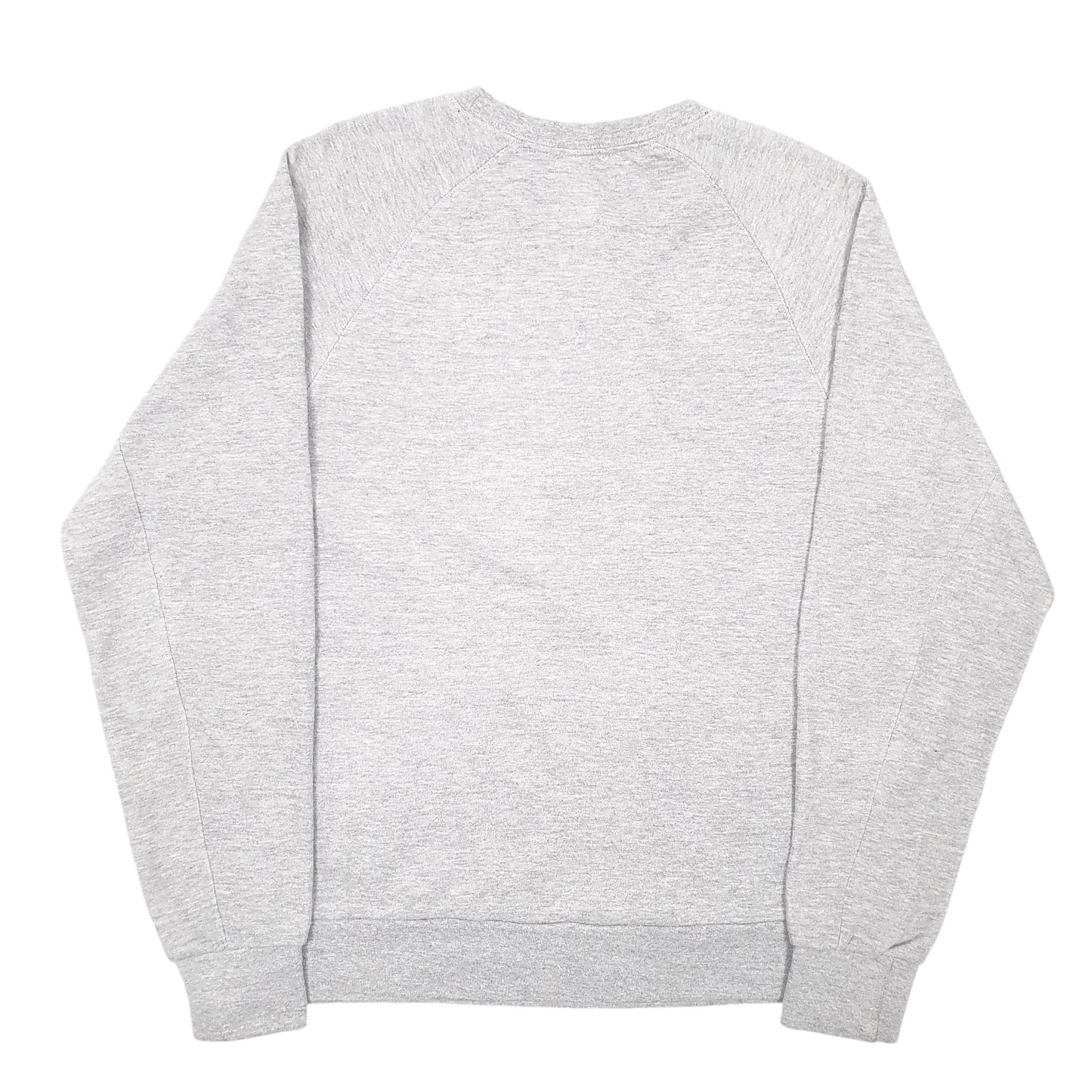 Mens Grey Russell Athletic Raglan Pocket Crewneck Jumper