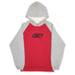 Mens Red Reebok Spellout Hoodie Jumper
