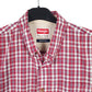 Mens Red Wrangler  Short Sleeve Shirt