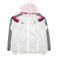 Mens White Adidas Real Madrid  Coat