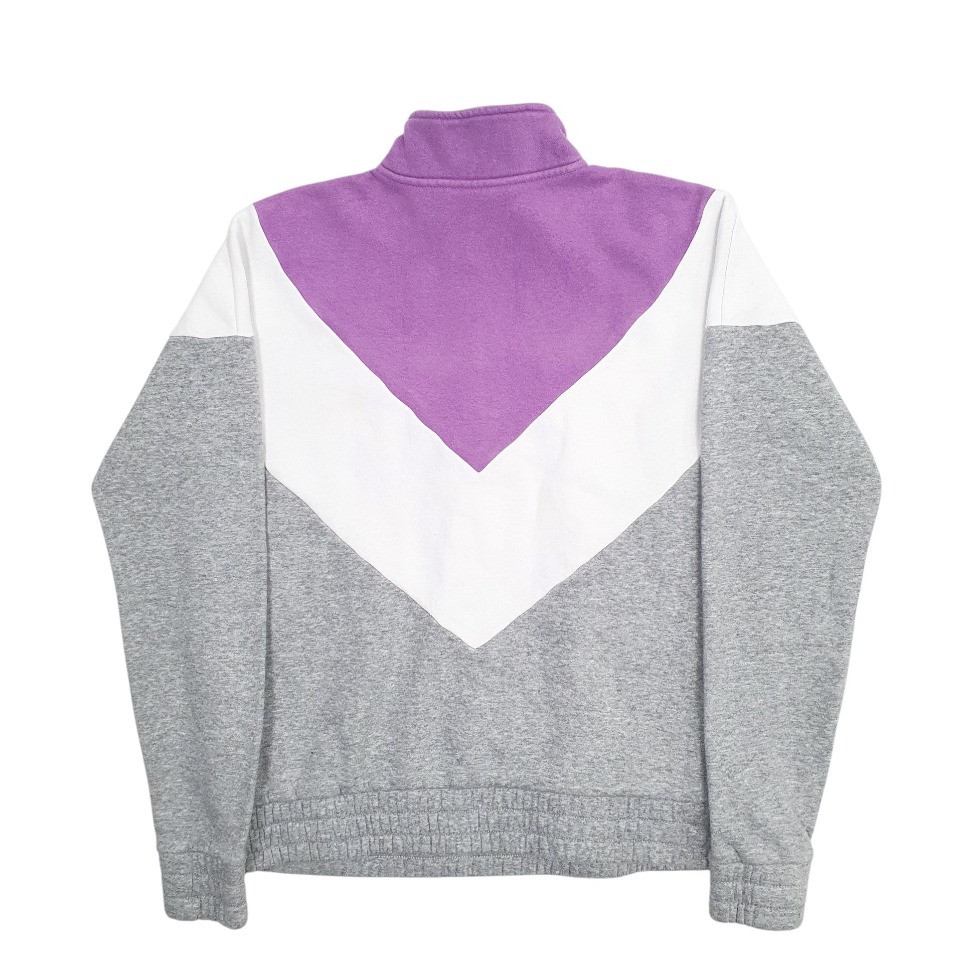 Womens Grey Fila  Quarter Zip Jumper