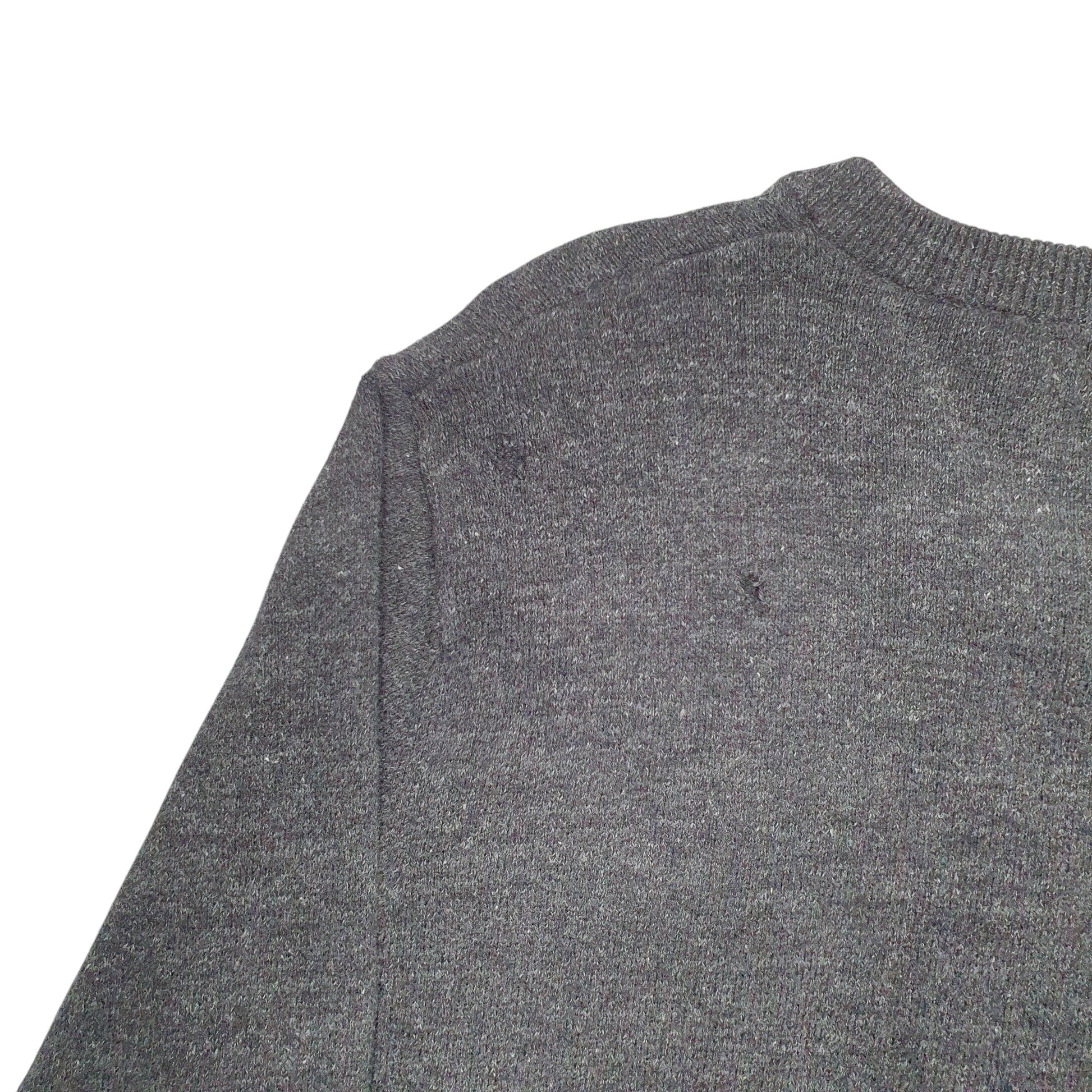 Mens Grey Nautica Knit Crewneck Jumper