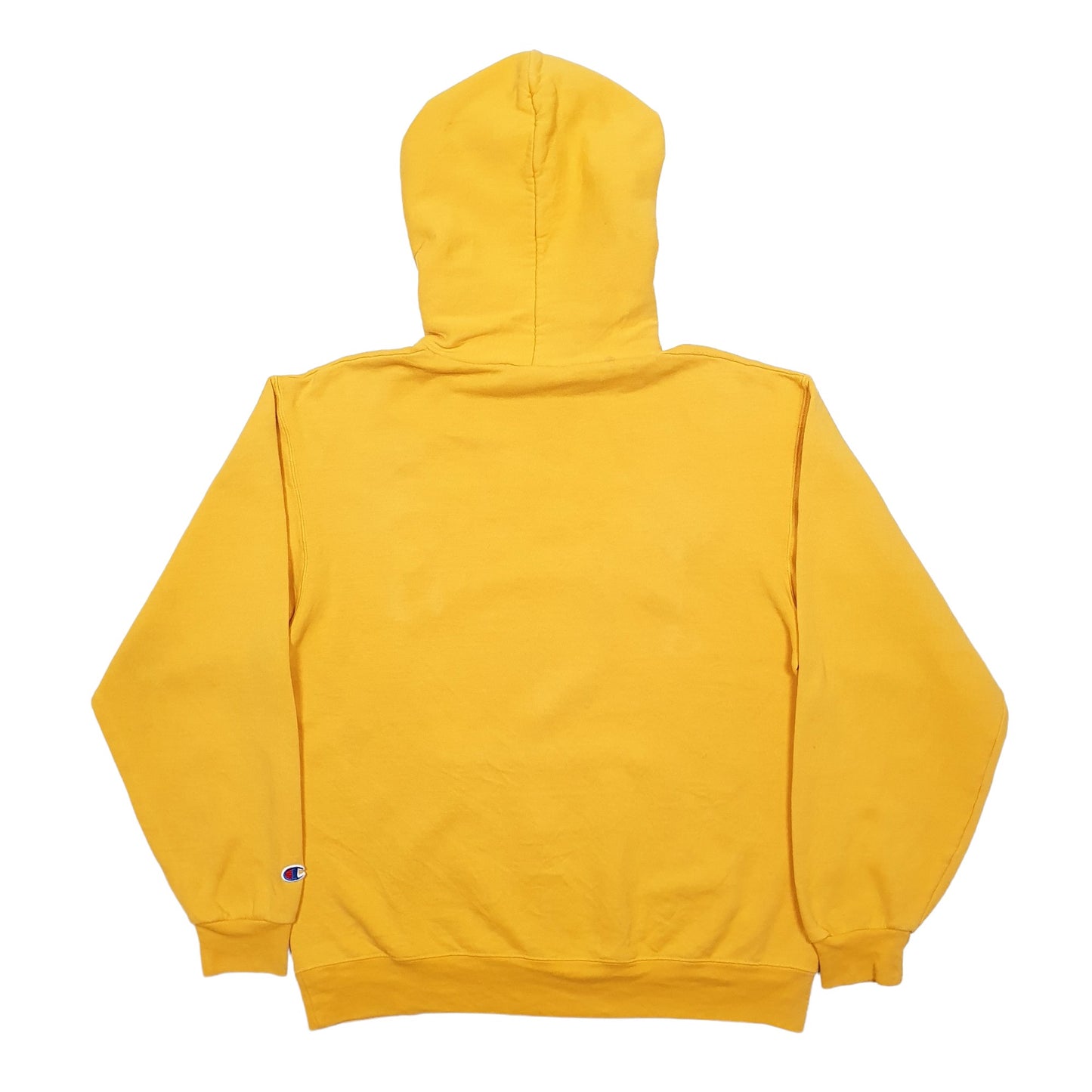 Mens Yellow Champion USA College Valpo Hoodie Jumper