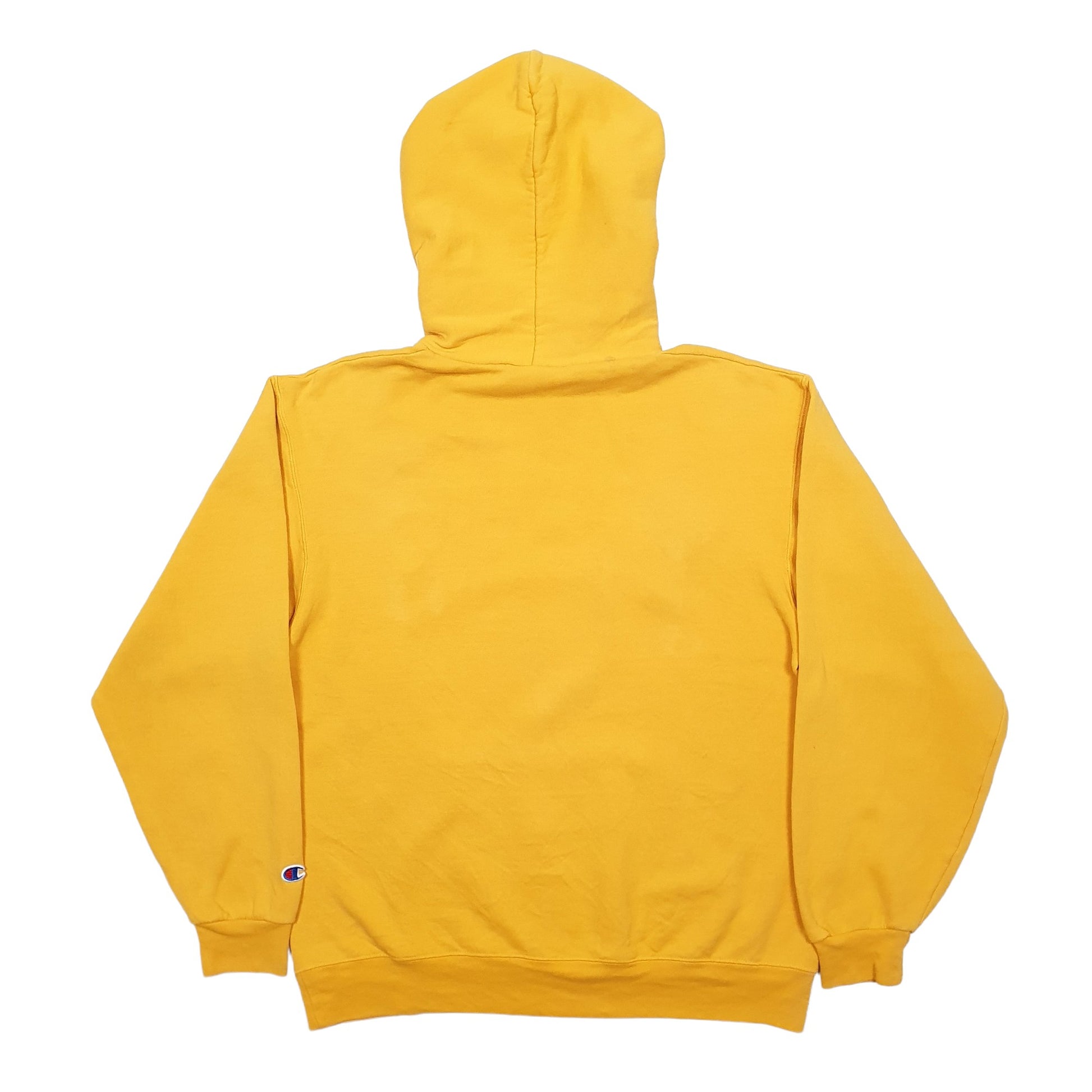 Mens Yellow Champion USA College Valpo Hoodie Jumper