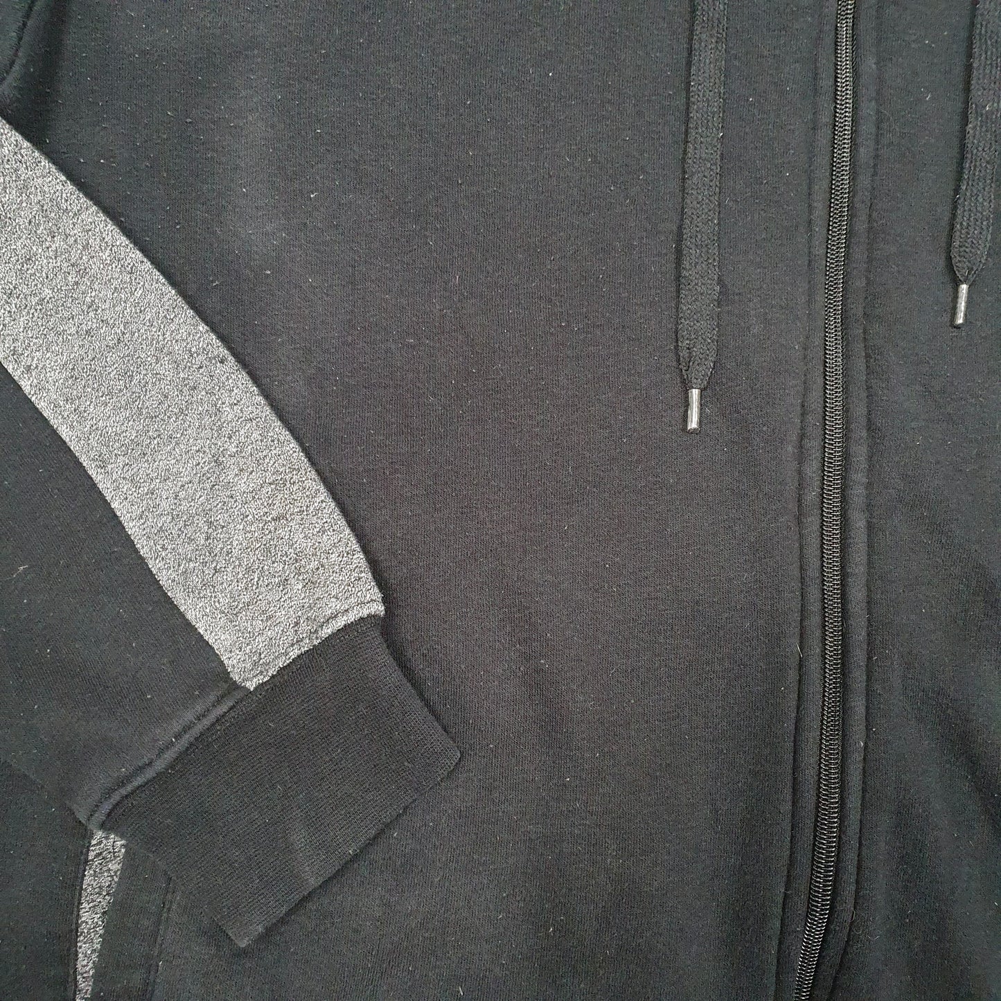 Womens Black Fila Hoodie Full Zip Jumper