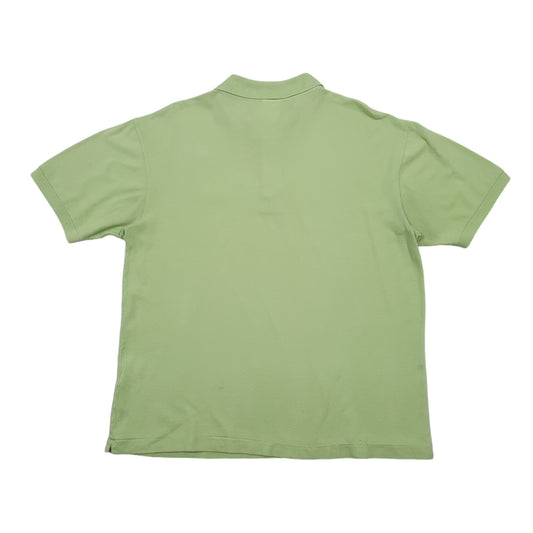 Mens Green Lacoste  Short Sleeve Polo Shirt