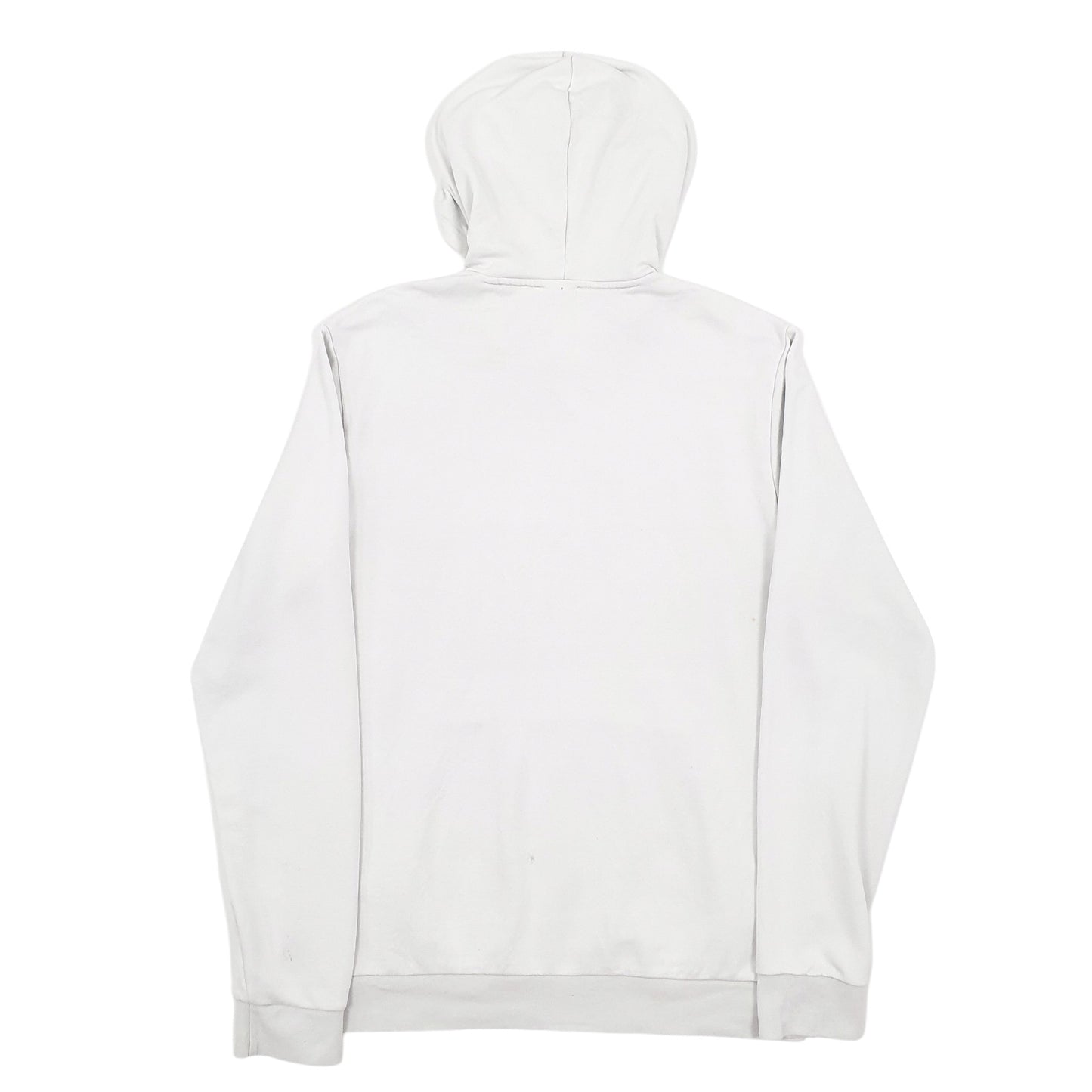 Mens Grey Adidas Spellout Hoodie Jumper