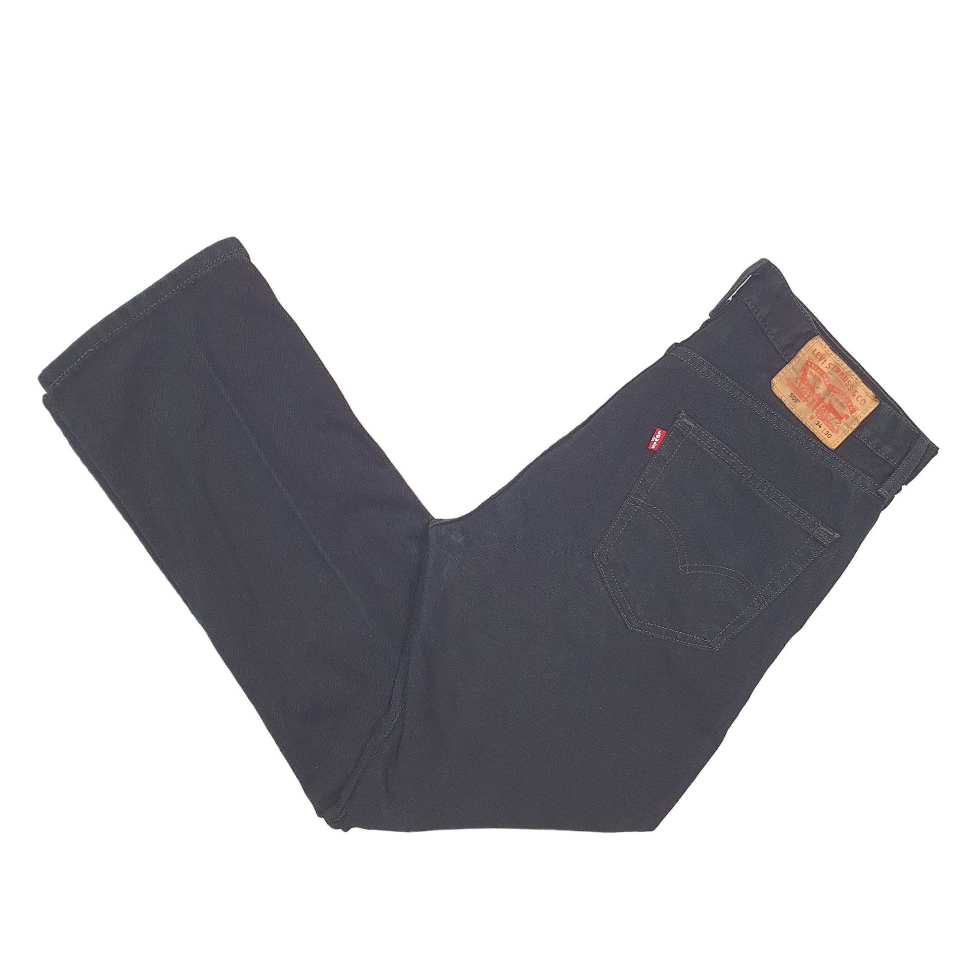 Mens Black Levis  505 JeansW34 L30