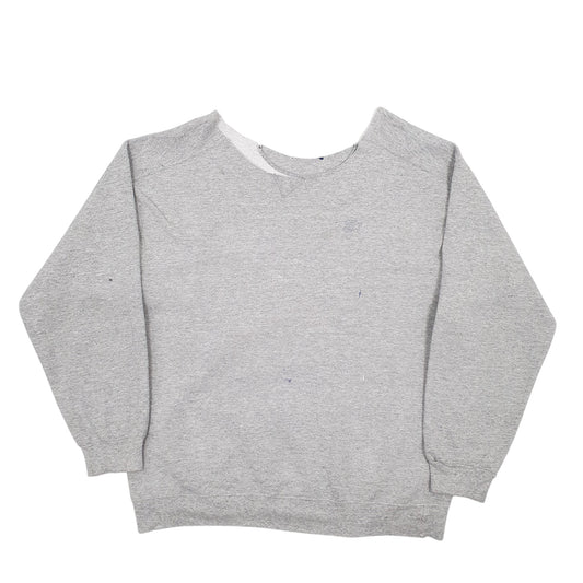 Mens Grey Starter  Crewneck Jumper