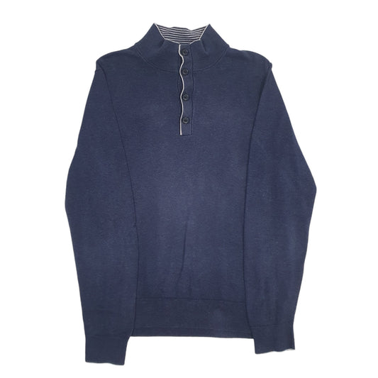 Womens Blue Tommy Hilfiger  Quarter Zip Jumper