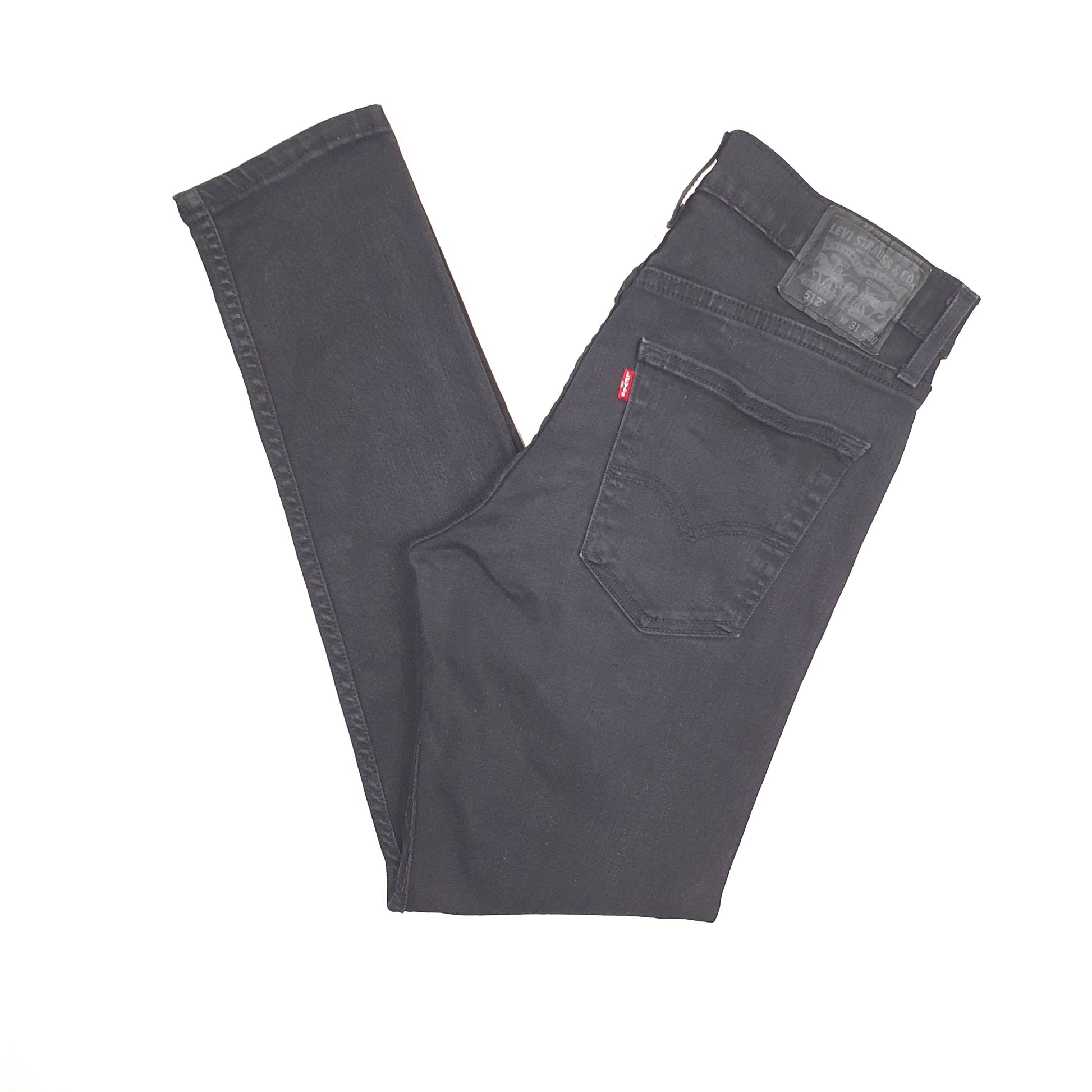 Mens Black Levis Skinny Stretch 512 JeansW31 L30