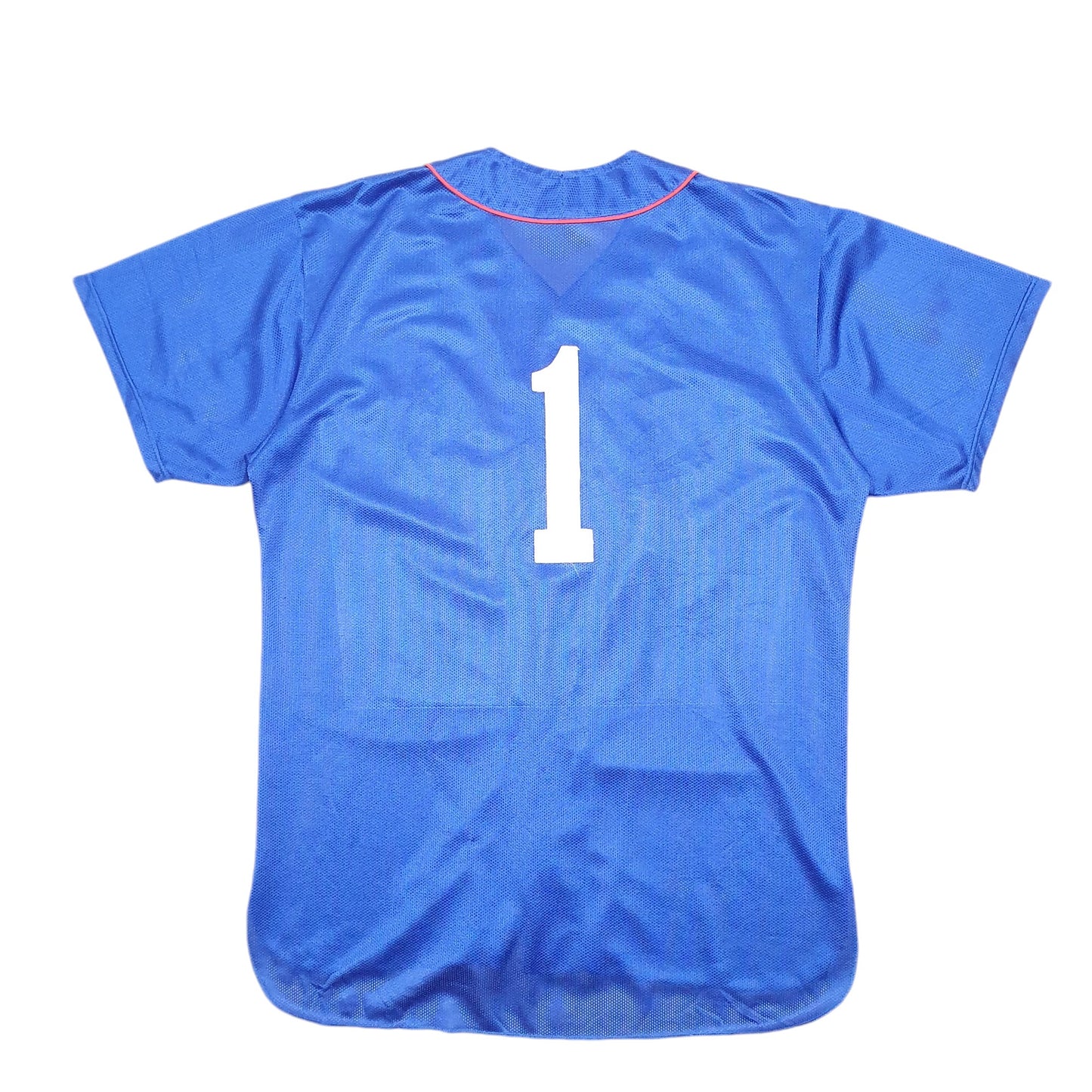 Mens Blue Unbranded Baseball Jersey Hanscom AFB US Air Force USA Short Sleeve T Shirt