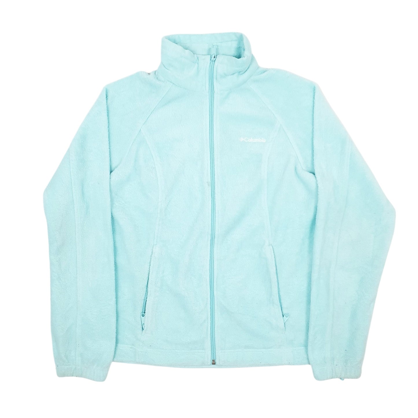 Womens Blue Columbia  Full Zip Jumper