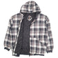 Mens Grey Dickies Hoodie Shirt Check  Coat
