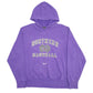 Mens Purple Nike Northern Baseball Hoodie Jumper