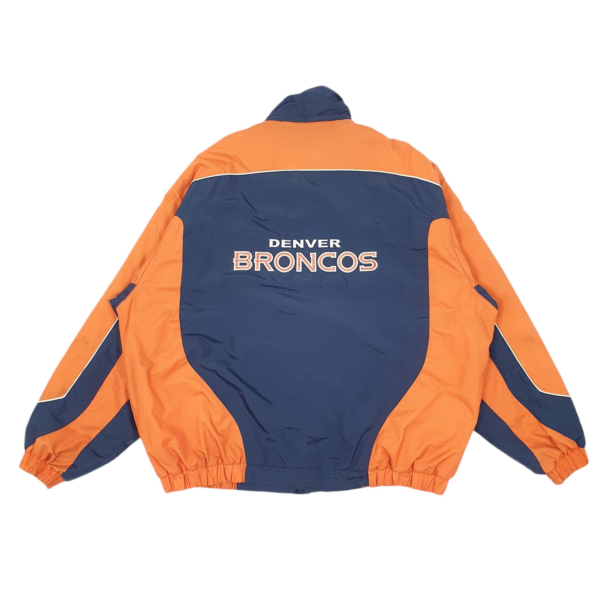 Mens Navy NFL Denver Broncos Full Zip Coat