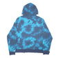 Womens Blue Champion Tie Dye Hoodie Jumper