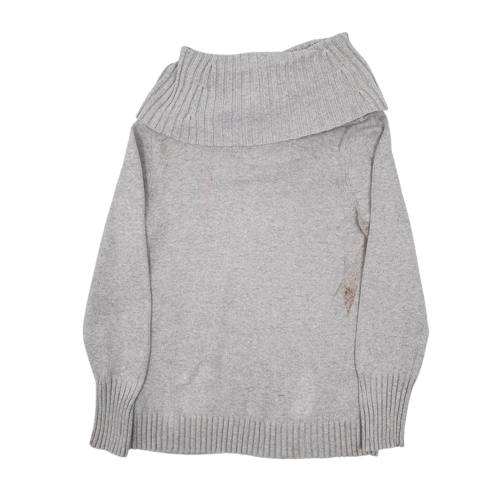 Womens Grey Nautica  Shoal Neck Jumper