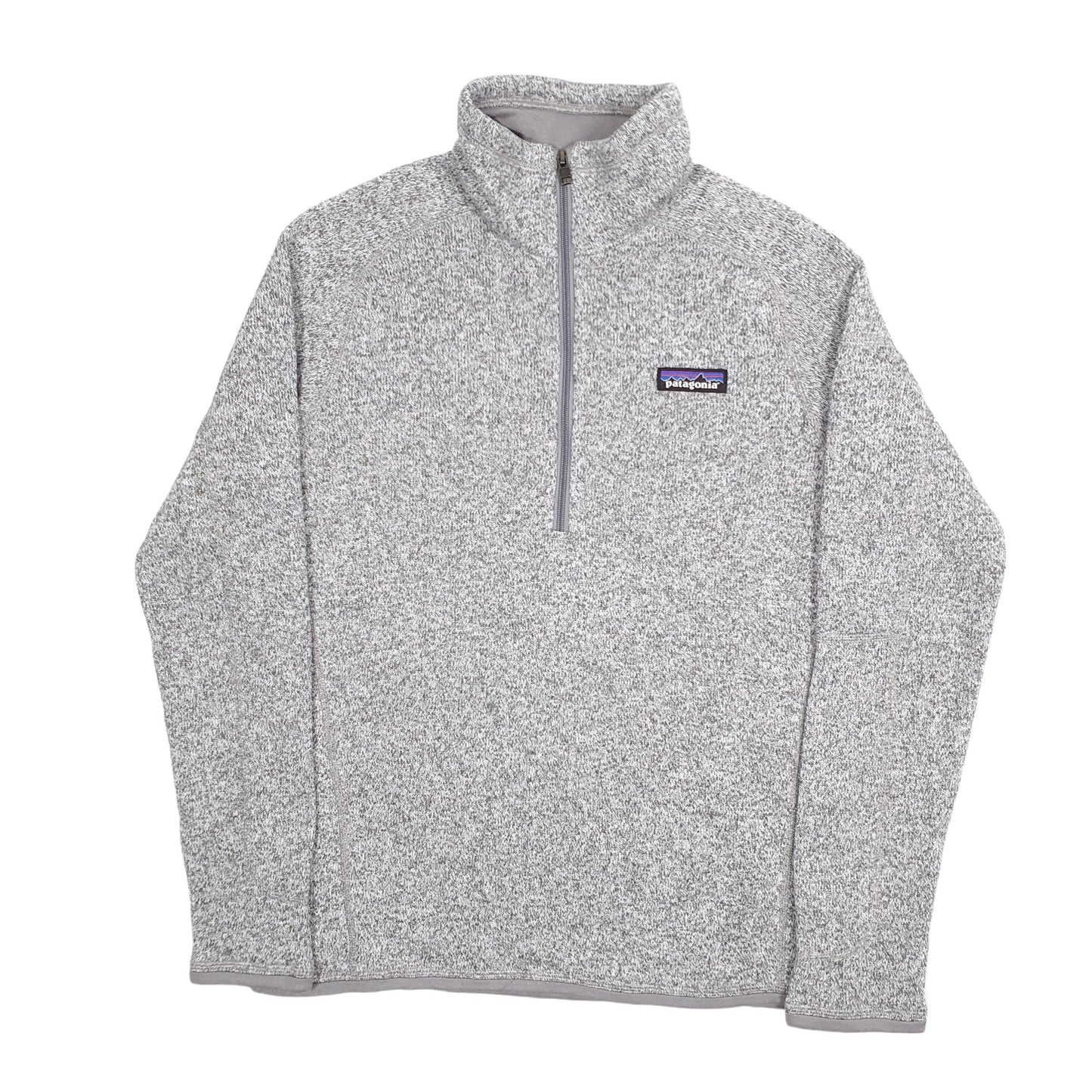 Womens Grey Patagonia Better Sweater Quarter Zip Jumper