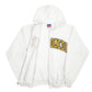 Mens White Champion Spellout Full Zip Jumper