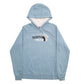 Womens Blue The North Face Spellout Hoodie Jumper