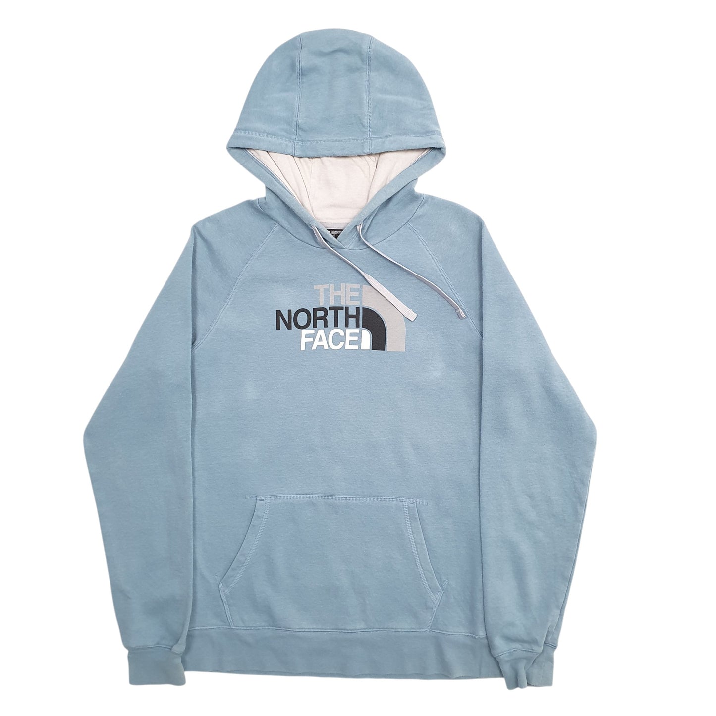 Womens Blue The North Face Spellout Hoodie Jumper