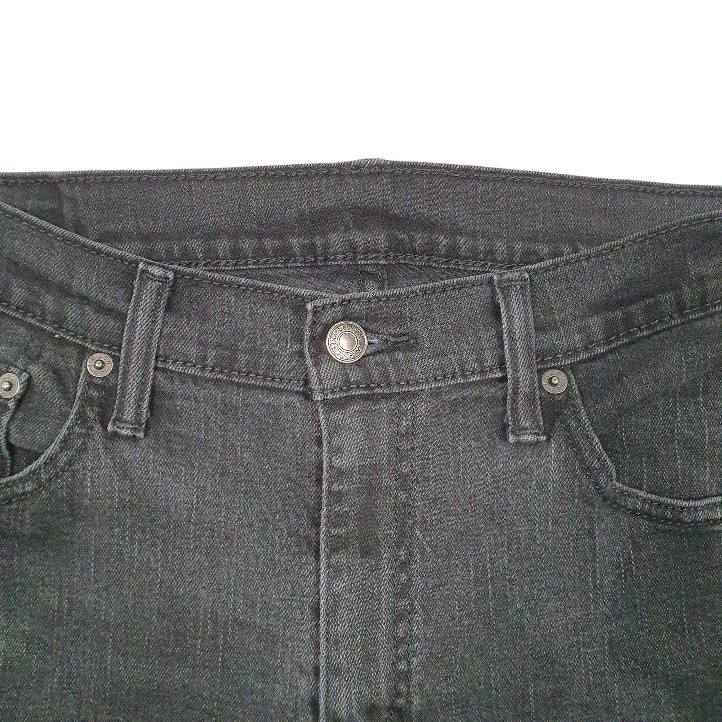 Mens Black Levis Stretch 514 JeansW36 L29