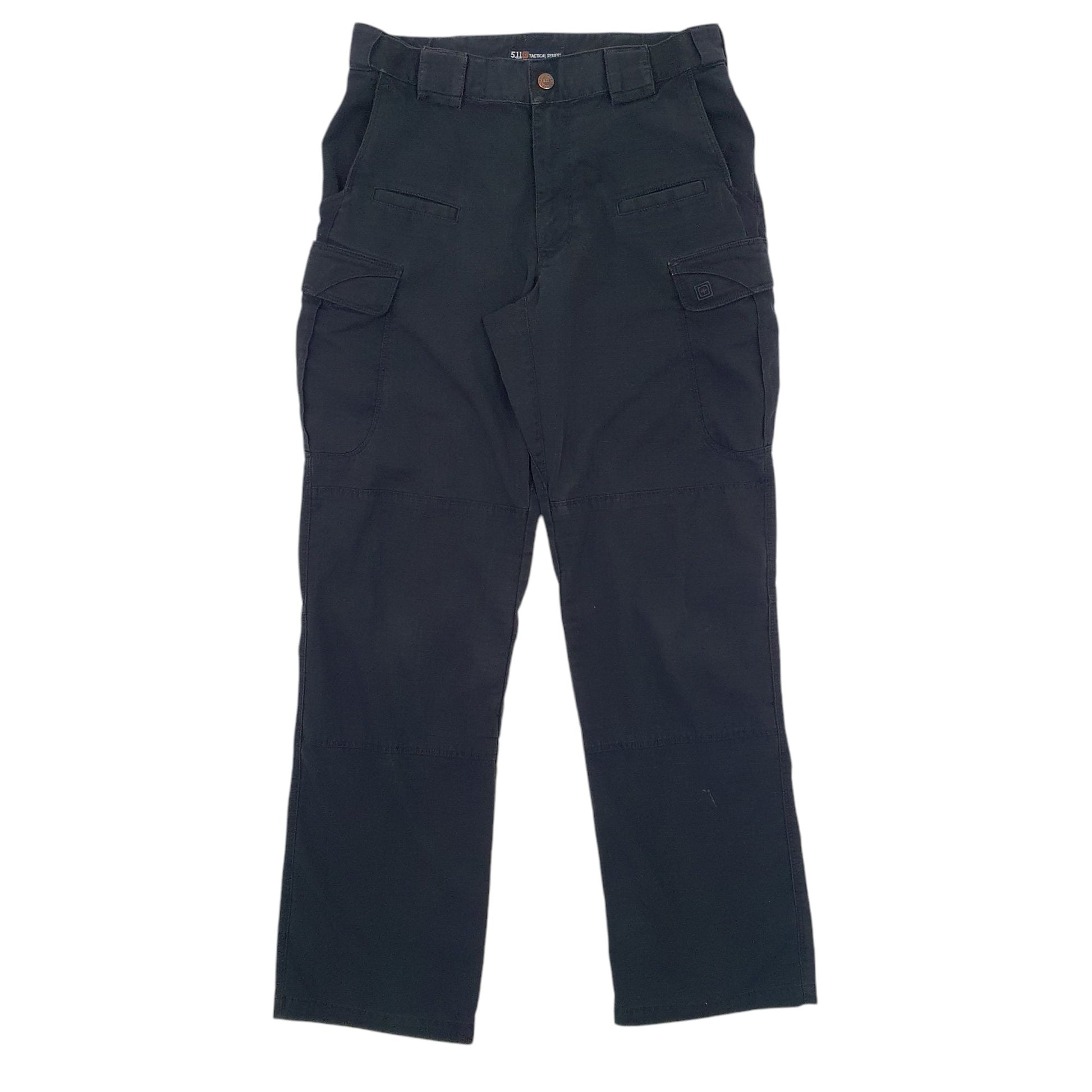 Mens Black 5.11 Tactical Workwear Cargo Trousers