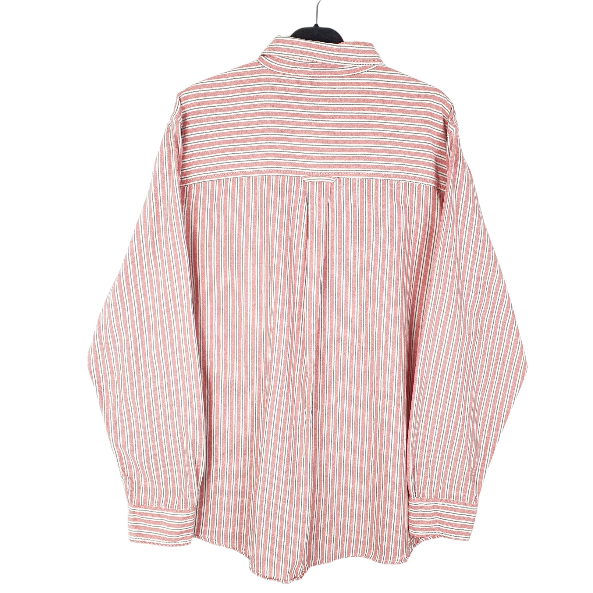 Mens Red Chaps Oxford Long Sleeve Shirt