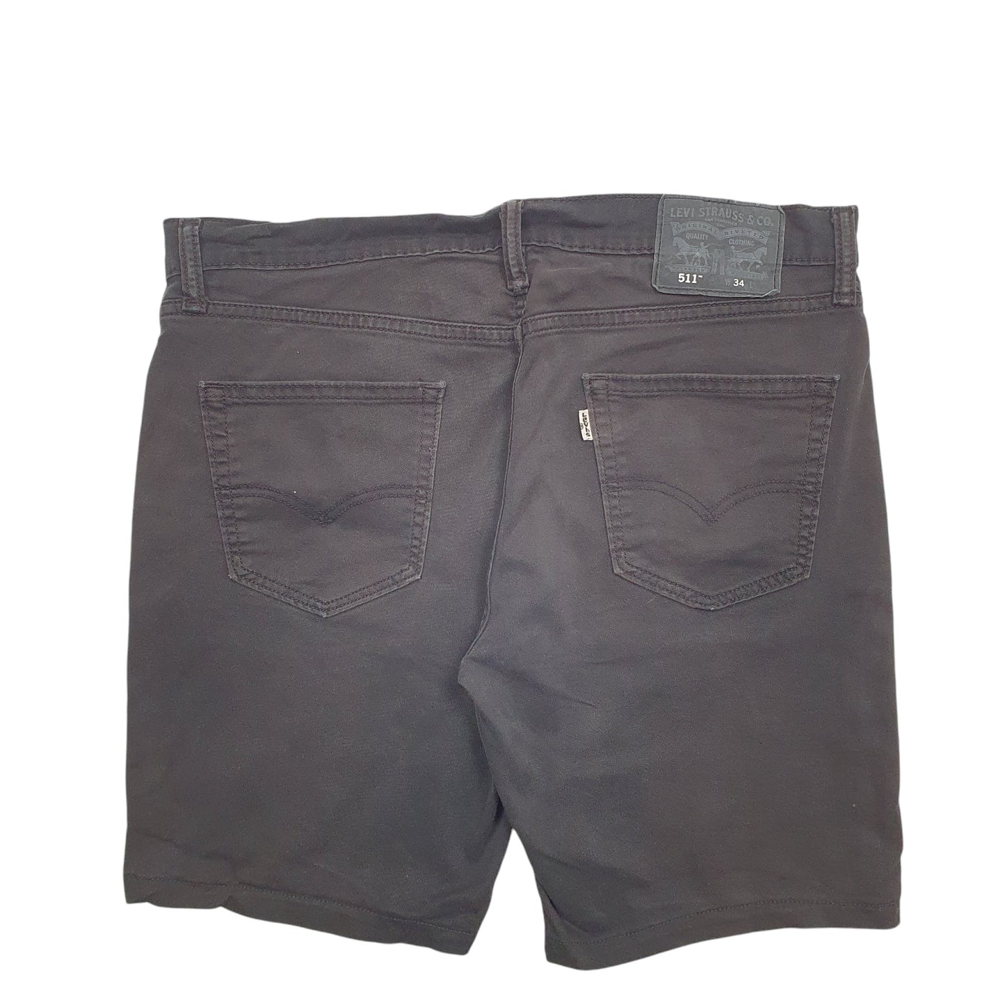 Mens Black Levis  Denim Shorts