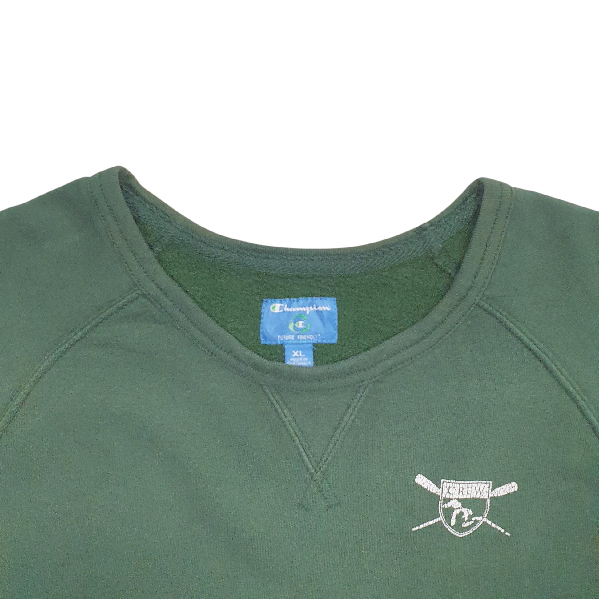 Womens Green Champion Areas of fading as pictured Crewneck Jumper