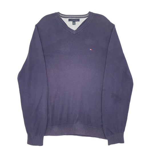 Mens Navy Tommy Hilfiger  Crewneck Jumper