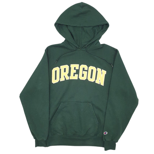Mens Green Champion Oregon Hoodie Jumper