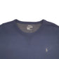 Mens Navy Polo Ralph Lauren Performance Crewneck Jumper