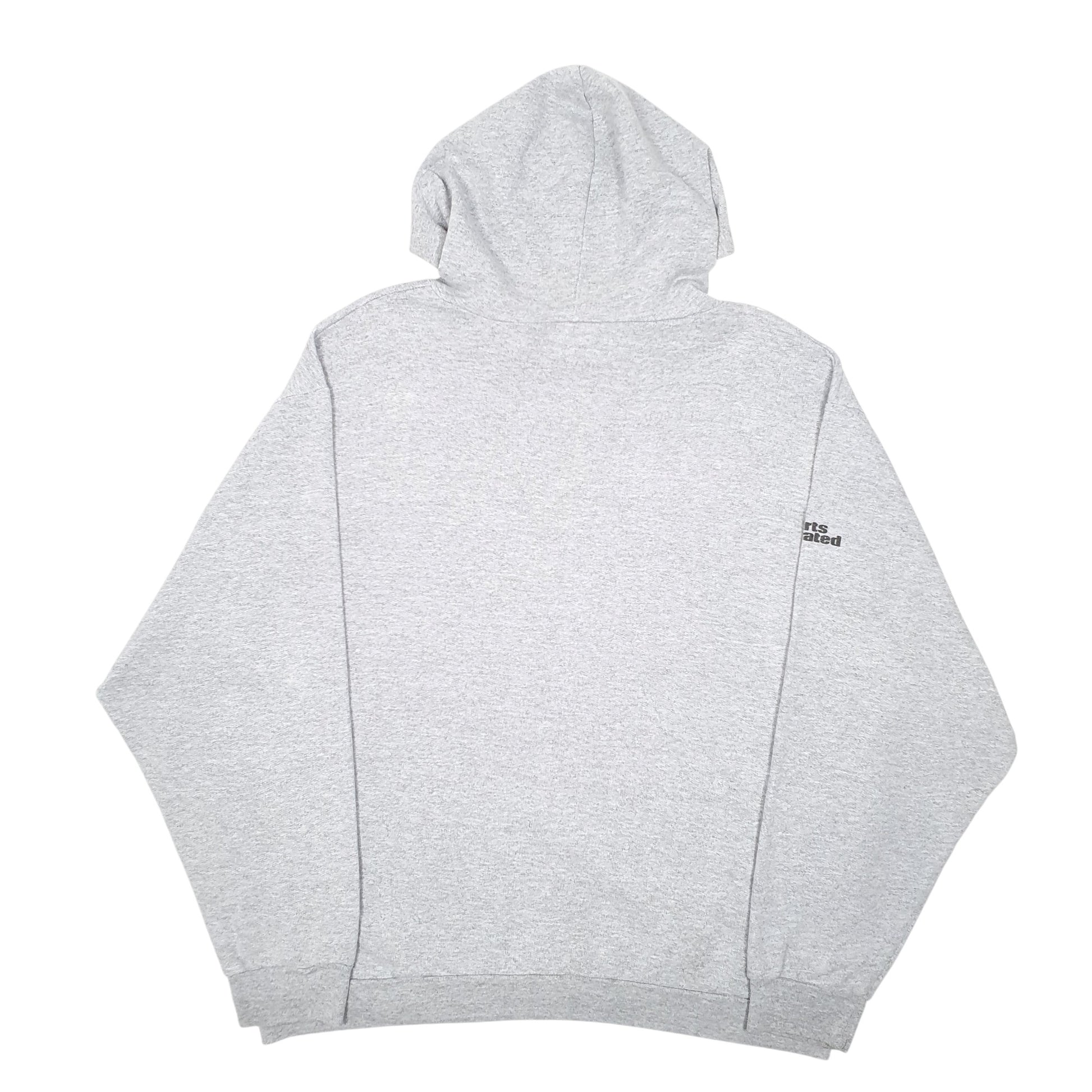 Mens Grey NFL Philadelphia Eagles American Football USA Spellout Hoodie Jumper