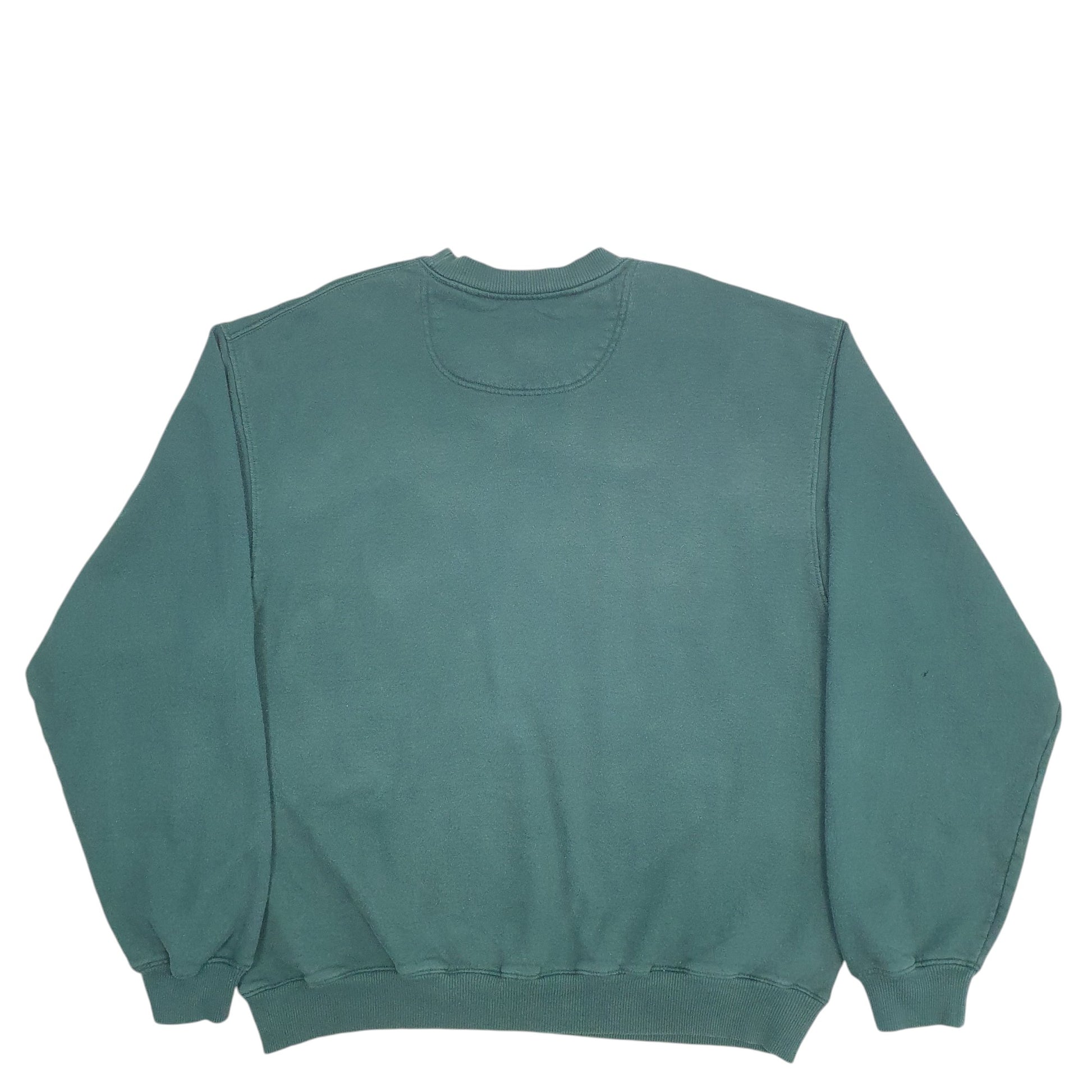 Mens Green Champion  Crewneck Jumper