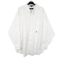 Mens White Tommy Hilfiger Crest Lifetime Collar Long Sleeve Shirt