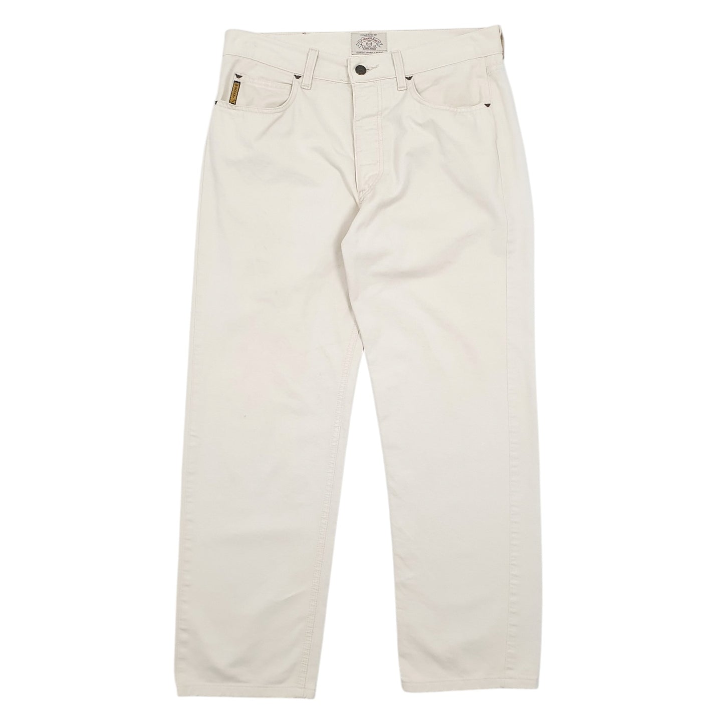 Mens Cream Armani Jeans  Casual JeansW33 L30